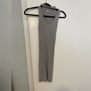 LF Cut out sweater dress bodycon turtle neck stretch fit